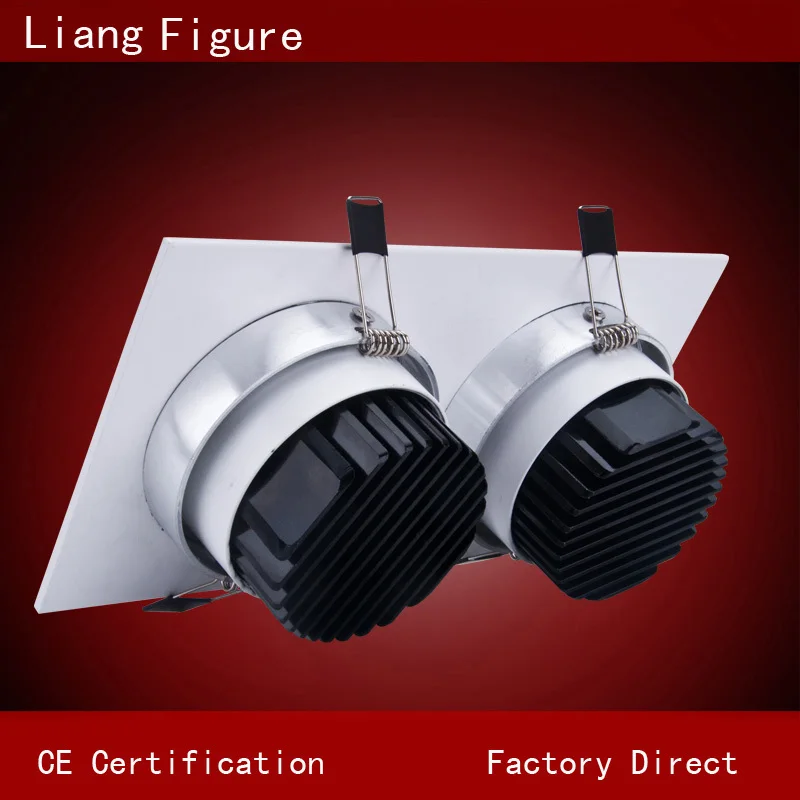 Потолочный светильник алюминиевый светодиодный cob с регулируемой яркостью