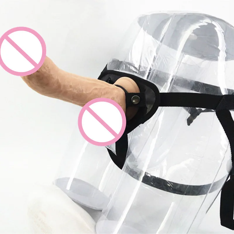 Ремешок на фаллоимитатор без бретелек геев нагрудный пенис секс дилдо