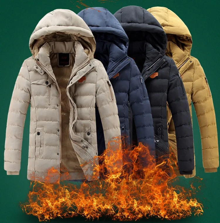 Зимние куртки, мужские пальто, теплые парки, толстая меховая шерстяная куртка, Мужская хлопковая толстовка с капюшоном, известный бренд