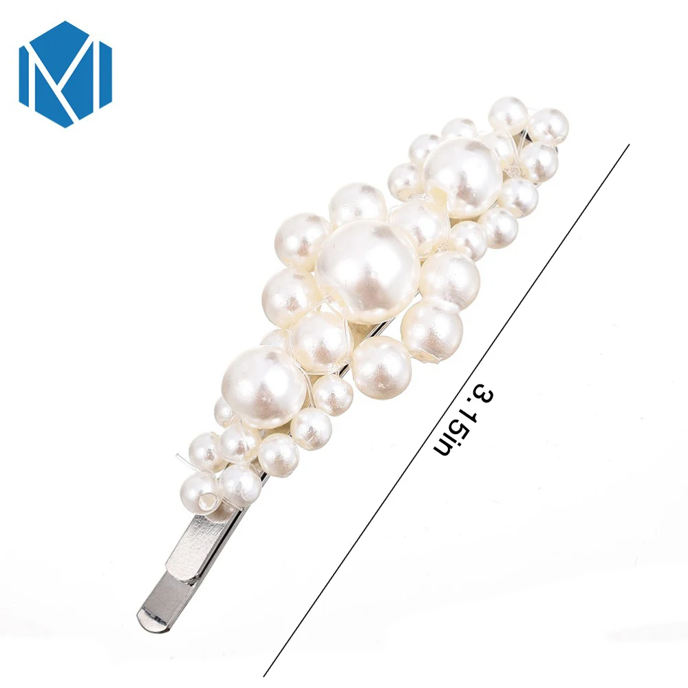 Женские заколки для волос MISM Pearls белый головной убор 2 95 дюйма свадебные девочек