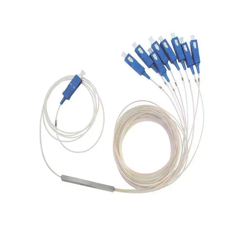 10 шт. epon olt onu system plc splitter 1*8 mini type steel tube optical 1260-1650nm 0 9 мм | Мобильные телефоны и