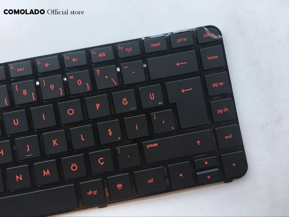 TR Турецкая клавиатура для HP Pavilion DM4-3000 DM4-3100 DM4T-3000 DV4-3000 DV4-3100 черная с рамкой