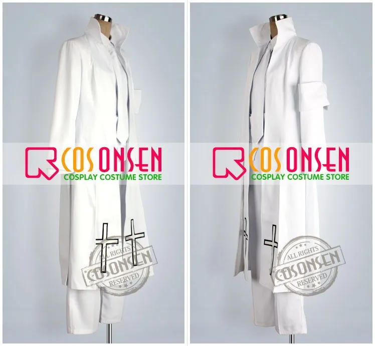 COSPLAYONSEN Vocaloid Kaito Белый Костюм Косплей Костюм С Перчатки/нарукавные повязки