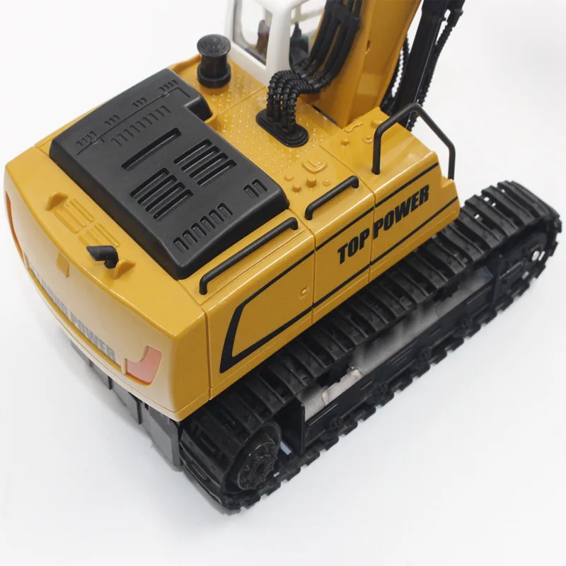 HUINA 1331 1/18 2,4G RC заряжаемая модель электрического экскаватора инженерные игрушки для копания