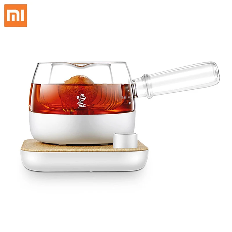 Xiaomi многофункциональный чайник для приготовления чая стеклянный чайник с защитой от обжига съемная ручка для слива чая Чайная плита товары для дома