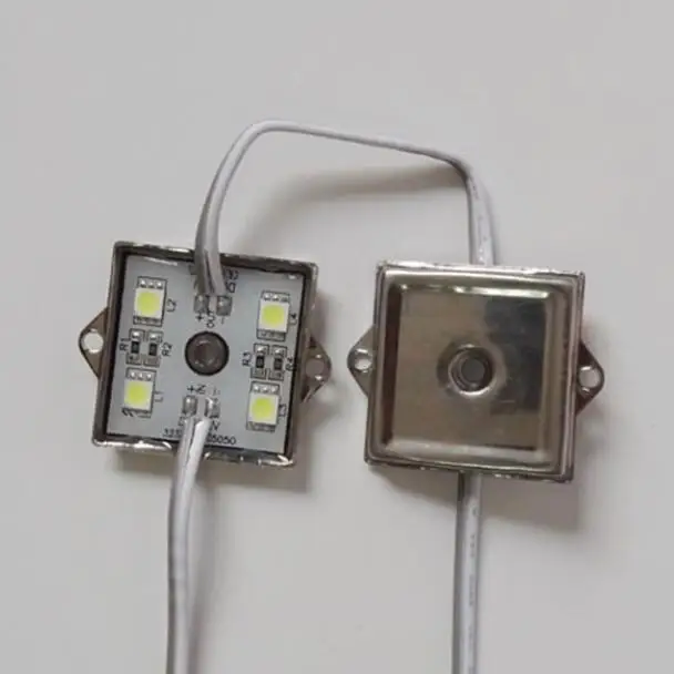 Бесплатная доставка 100 шт. 12 В постоянного тока 5050 SMD 4 лампочки светодиодный