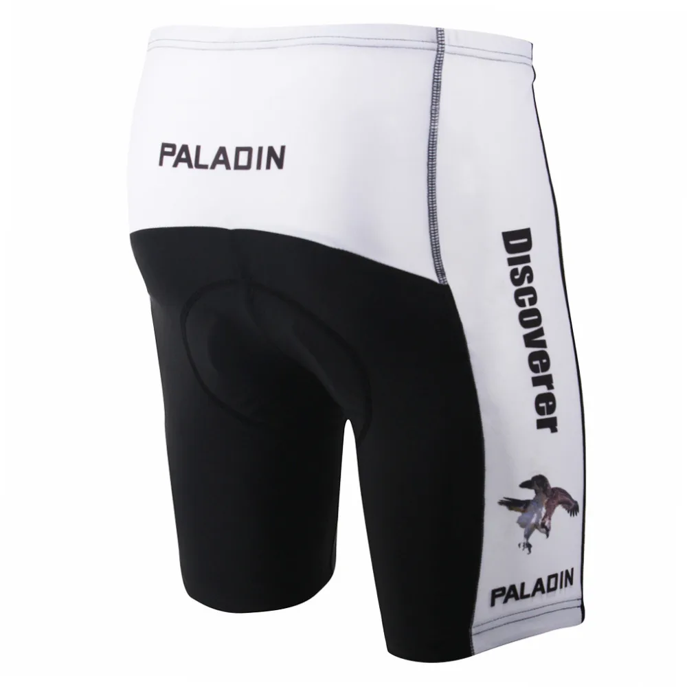 Бесплатная доставка мужские белые велосипедные шорты Discovery Eagle из лайкры с