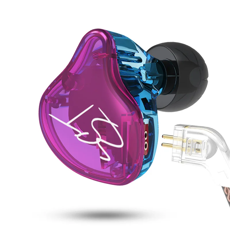 KZ ZST 1BA + 1DD гибридные наушники вкладыши HIFI DJ Monito спортивные для бега ZSN AS06/ZS10 CCA C10|sport