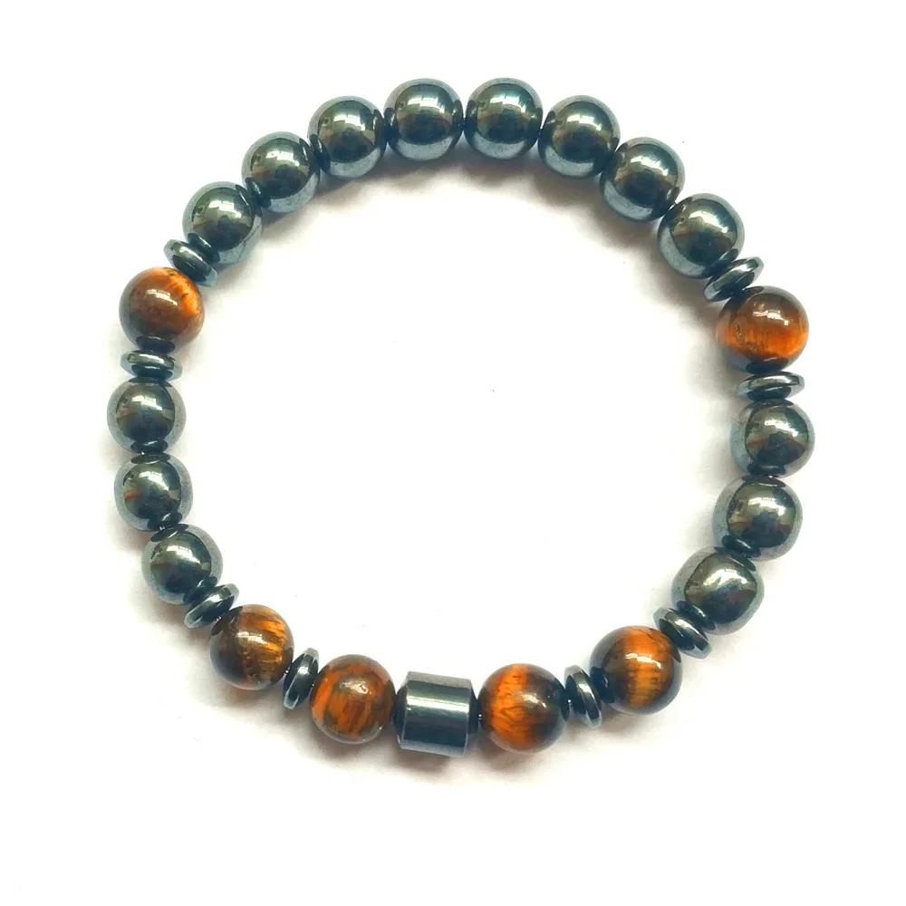 8 мм Лазурит черная лава тигровый глаз балансирующие каменные бусины молитва