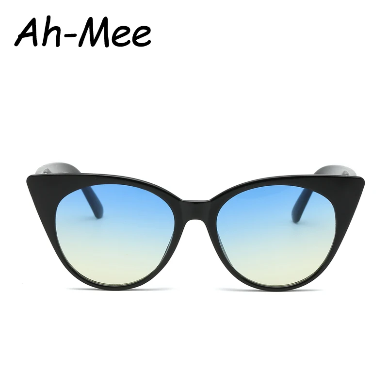 Женские Винтажные Солнцезащитные очки кошачий глаз недорогие брендовые