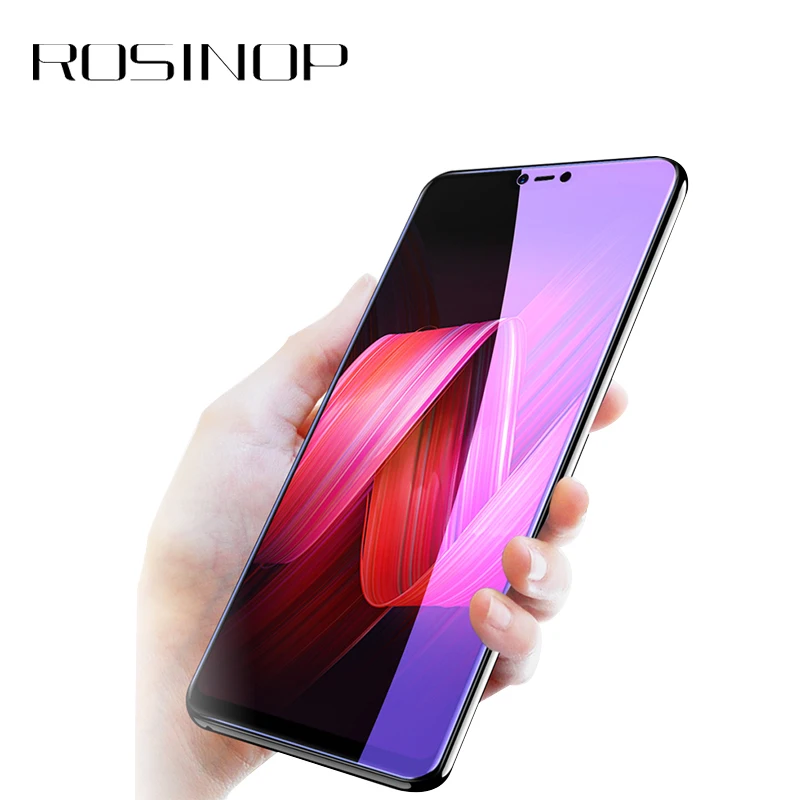 ROSINOP устойчивое к царапинам защитное стекло для oppo K1 A5 A7X A79 анти Blueray закаленное