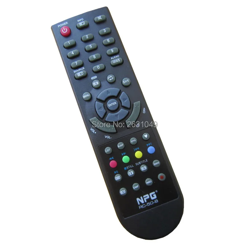 Пульт дистанционного управления подходит для NPG LCD LED HDTV TV Remote Control RC-50-B NLD 1966b on.