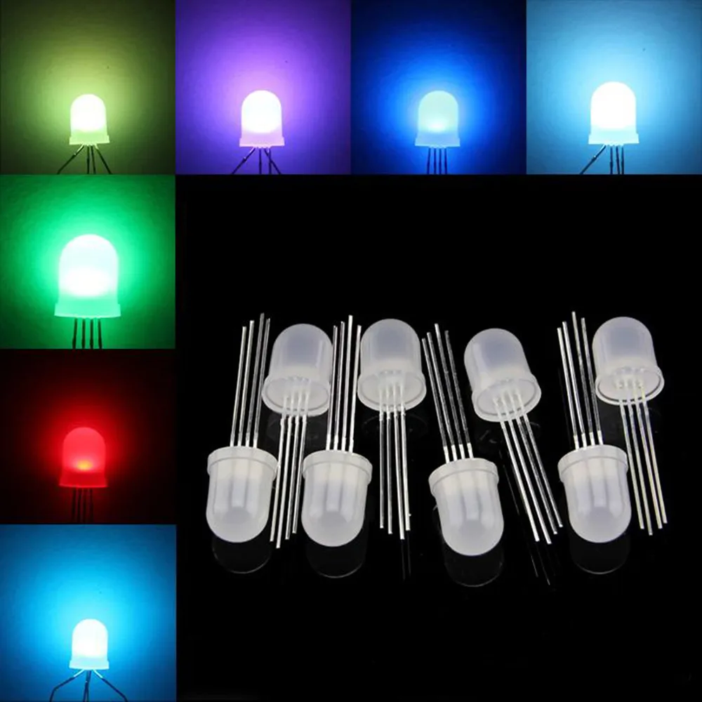 5-1000 шт. DC5V рассеянный круглый головной убор RGB светодиодный с WS2811 5 мм F5 8 мм F8 пикселей Arduino СВЕТОДИОДНЫЙ полноцветный RGB адресуемый светодиодный s