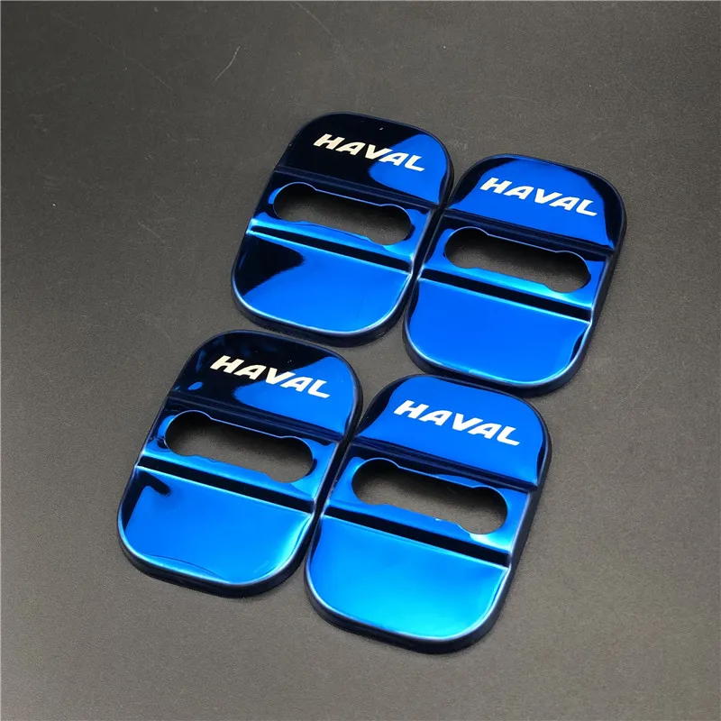 B type blue Logo Автомобильный Дверной замок Пряжка для Haval H2 H2S H4 H6 H7 H8 H9/для WEY VV5 VV7/для Borgward BX5 BX6 BX7/для LYNK& CO 01 02 для Volvo XC60 - Цвет: B type blue Logo