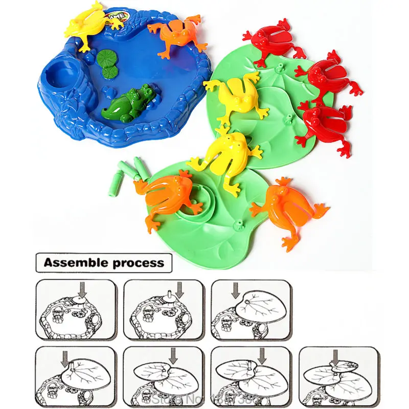 Семейная забавная игра Лягушка прыгающая лягушка с 9 прыгающими лягушками и 3 шт.