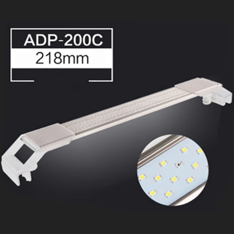 Аквариумный ADP Светодиодный прожектор SMD Chihiros ультратонкая водонепроницаемая лампа из алюминиевого сплава для аквариума - Цвет: ADP 200C US Plug