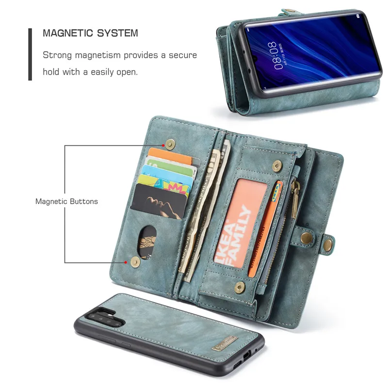 Чехол кошелек в стиле ретро для Huawei P20 Pro /P20 Lite многофункциональный чехол книжка