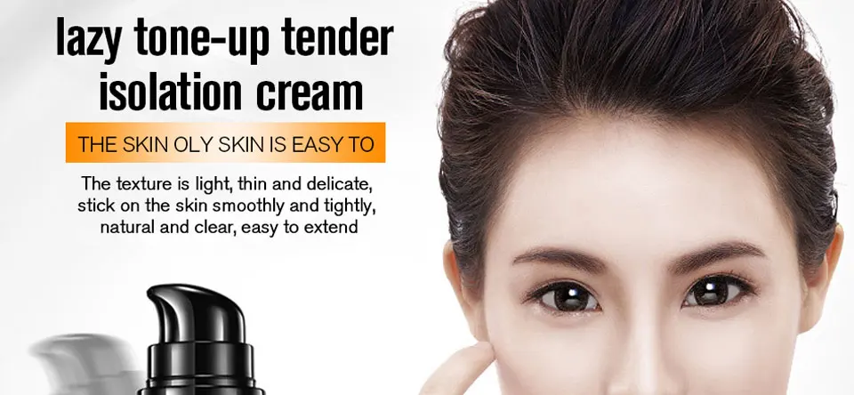 Rorec увлажняющий праймер для лица макияж BBCream мгновенный ластик для пор праймер гладкая кожа улучшающий праймер основа крем