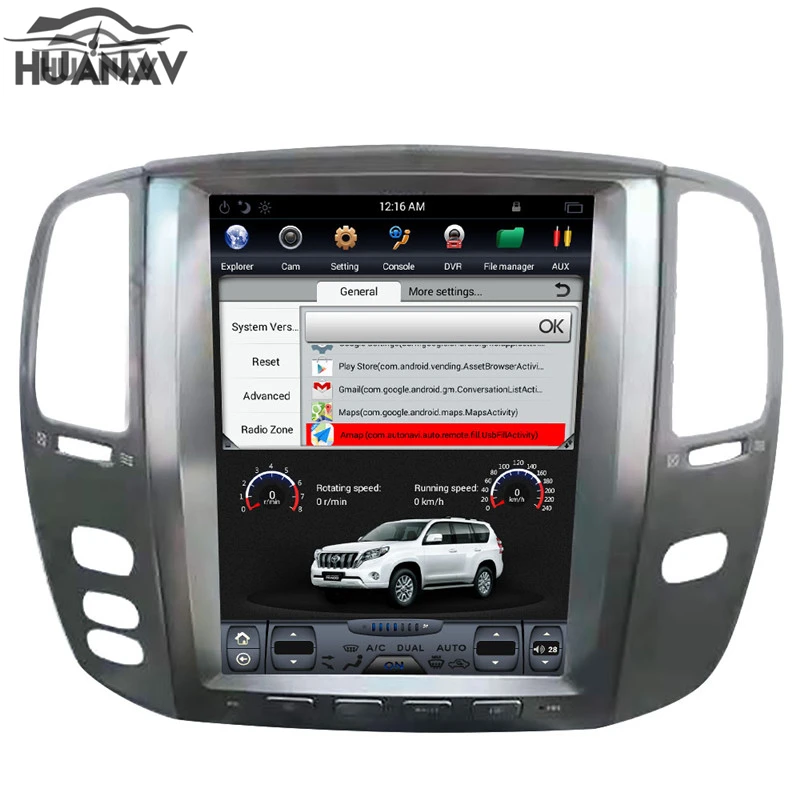 Android 7,1 без автомобильного CD DVD плеера gps навигация для Lexus LX470 2002-2007 автомобильный Радио плеер Мультимедиа стерео Авто головное устройство лента