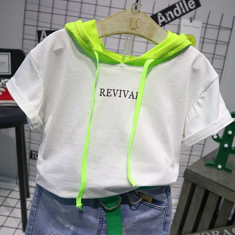 Розничная продажа новинка 2018 года летний свитер с капюшоном и цифровыми штанами