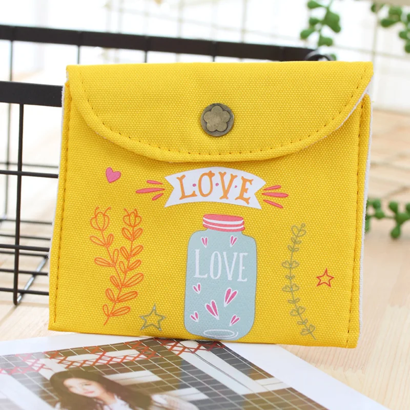 

Girls Sanitary Napkin Storage Bag Canvas Sanitary Pads Package Bags Coin Jewelry Organizer Credit Card Pouch Case JJJSN11082