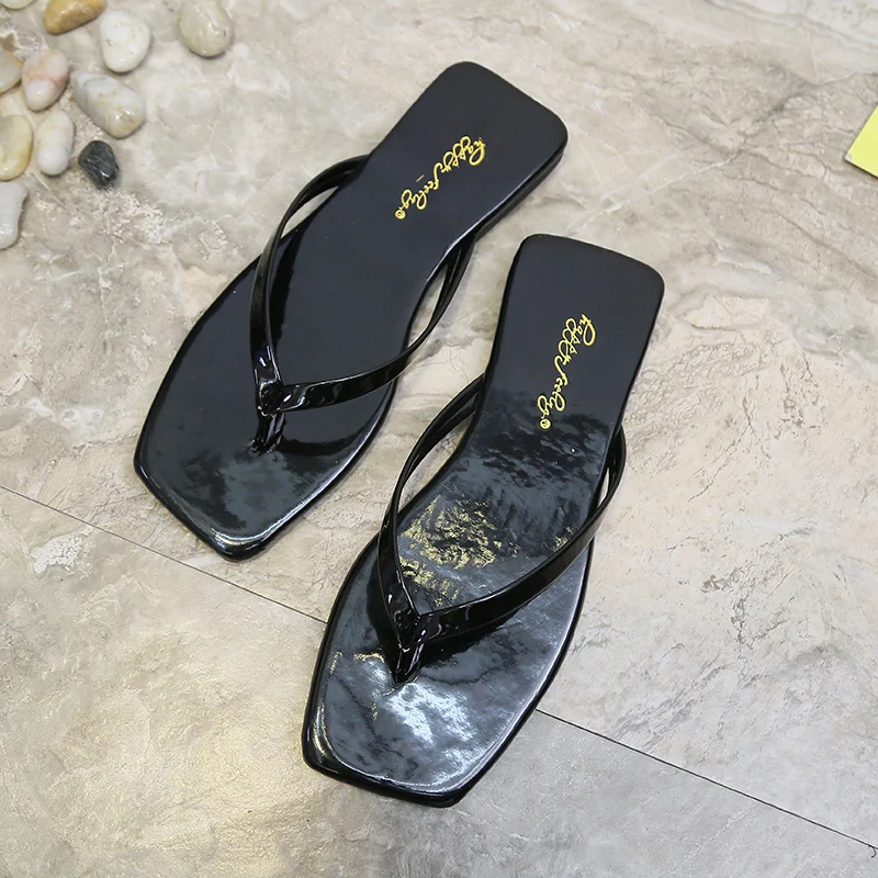 Новинка 2019 года модные летние женские Вьетнамки женская обувь с декоративным