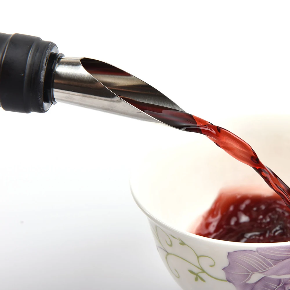 2 шт кухонный бар Питьевая бутылка вина Pourer Pour Spout Stopper Drop Stop 2в1 комбо|Открывалки и