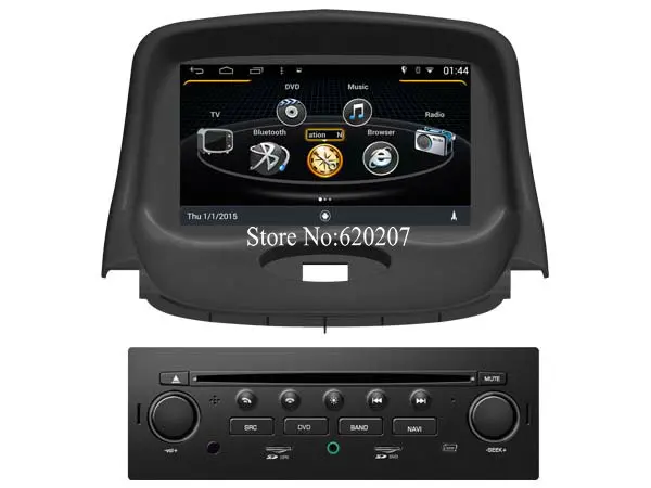 S160 Android 4.4.4 dvd-плеер для Peugeot 206 автомобилей аудио стерео Мультимедиа GPS quad-core |