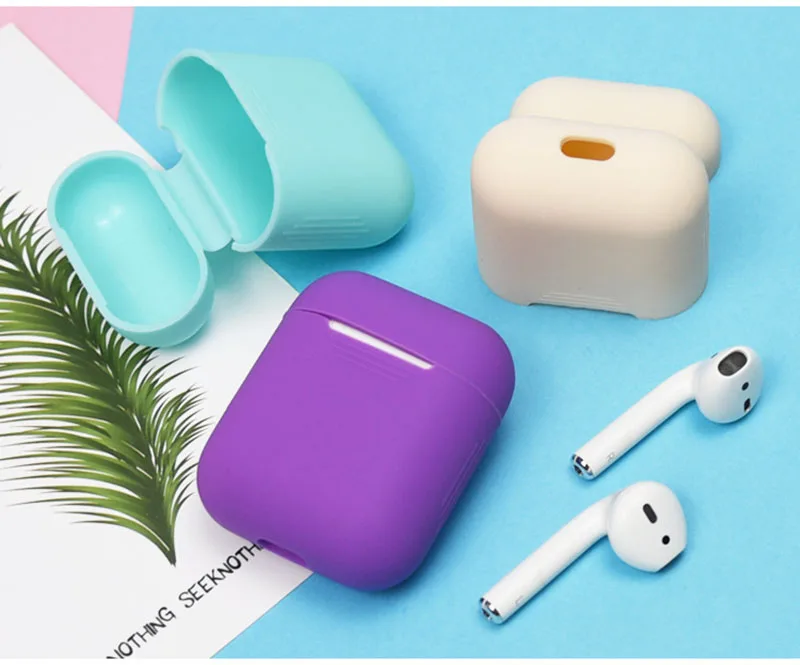 Противоударный мягкий силиконовый чехол для наушников для AirPods 1 2 защитный чехол для Apple IPhone Air Pods Earpods чехол ремень аксессуары