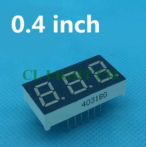 20 шт. 0 4 дюйма Зеленый светодиодный дисплей 7 сегментов светодиодная цифровая