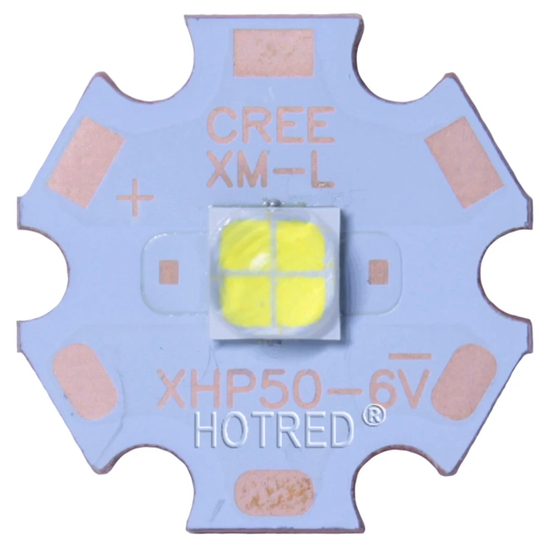 CREE XHP50 6500K холодный белый 5000K нейтральный белый светодиодный Диод излучатель 6 в 12 В с 16 мм 20 мм медной печатной платой
