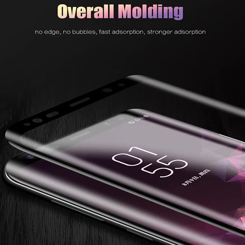 10D Cover Tempered Glass For Samsung Galaxy Note 8 9 S8 S9 Plus Screen Protector Film S6 S7 edge Curved | Мобильные телефоны и