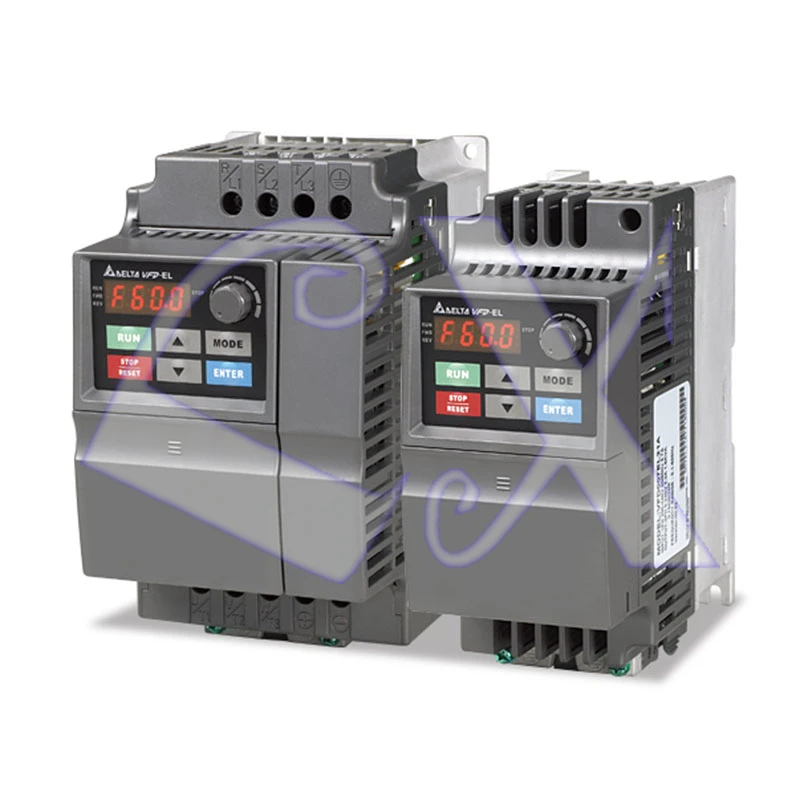Инвертор Delta VFD VFD007EL21A, 1 фаза, 220 В, 0,1 кВт, 1 л.с., 600 ~ Гц
