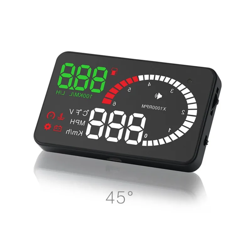 X6 3 &quotHud OBD2 Head Up Display OBD Автомобильный спидометр Speedo перенапряжение сигнализация