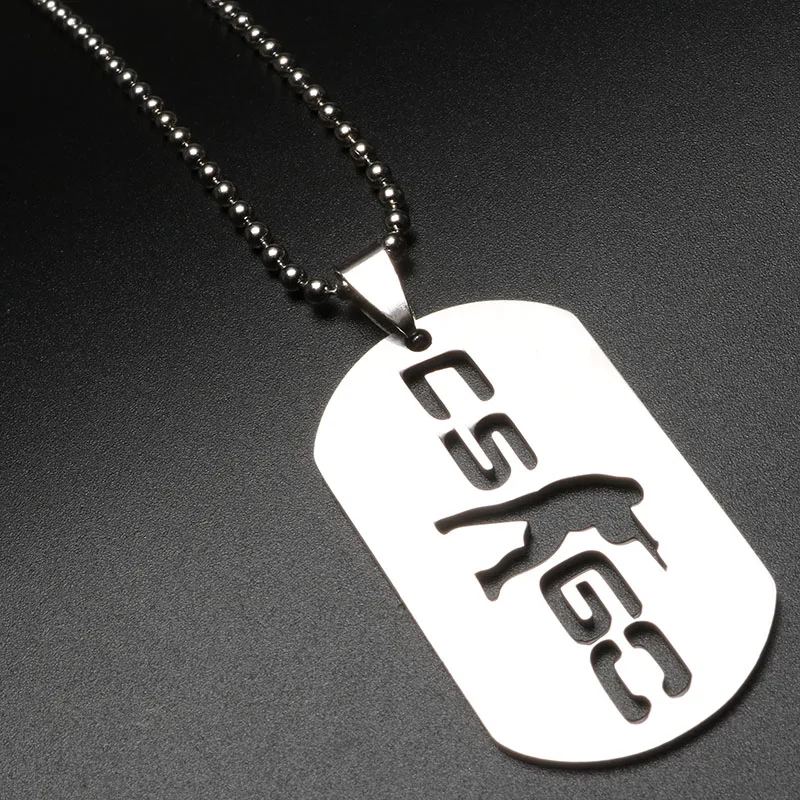 Роскошные мужские ювелирные изделия кулон ожерелье s подвески буквы Go кожаная