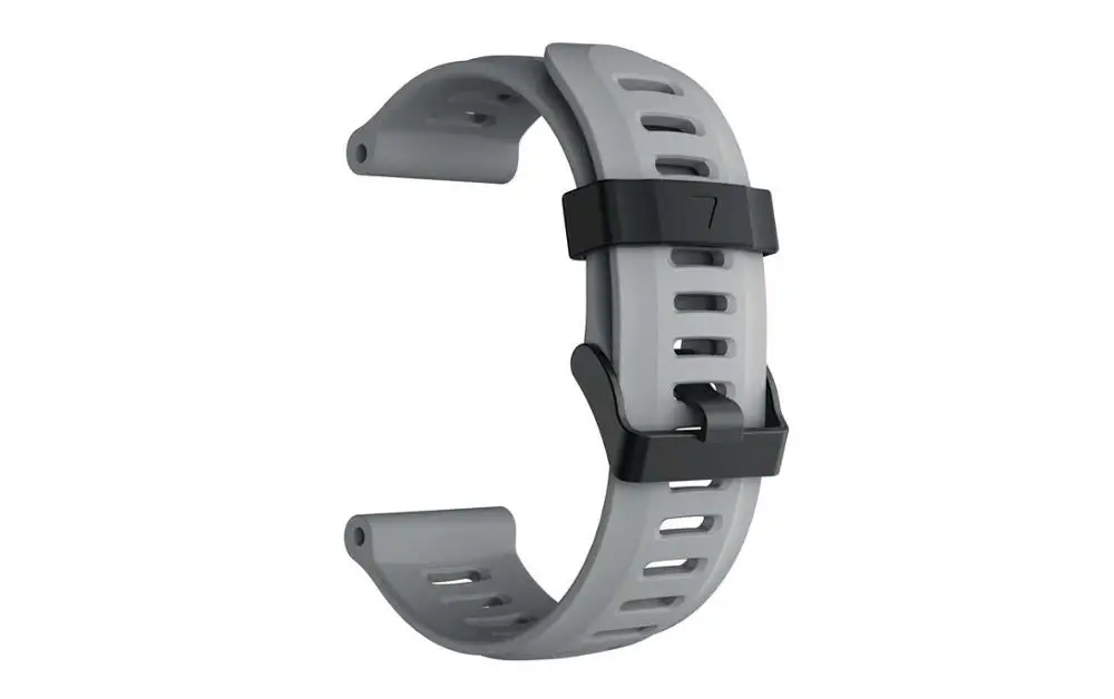 grey Силиконовый ремешок для часов Ремешок для Garmin Fenix 5X Fenix5X Plus браслет для Garmin Fenix 3 Fenix3HR браслет часы - Цвет ремешка: grey