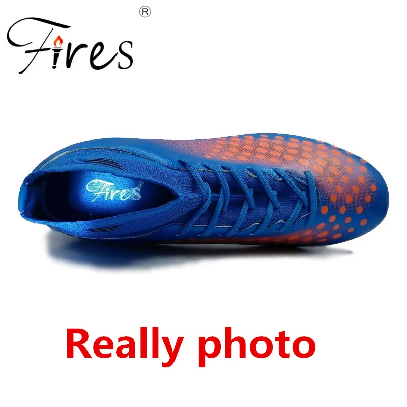

Fires New Trend Men Football Shoes Summer Autumn Soccer Shoes Long Spikes Training Shoes Male Comfortable Inside Sport Shoes