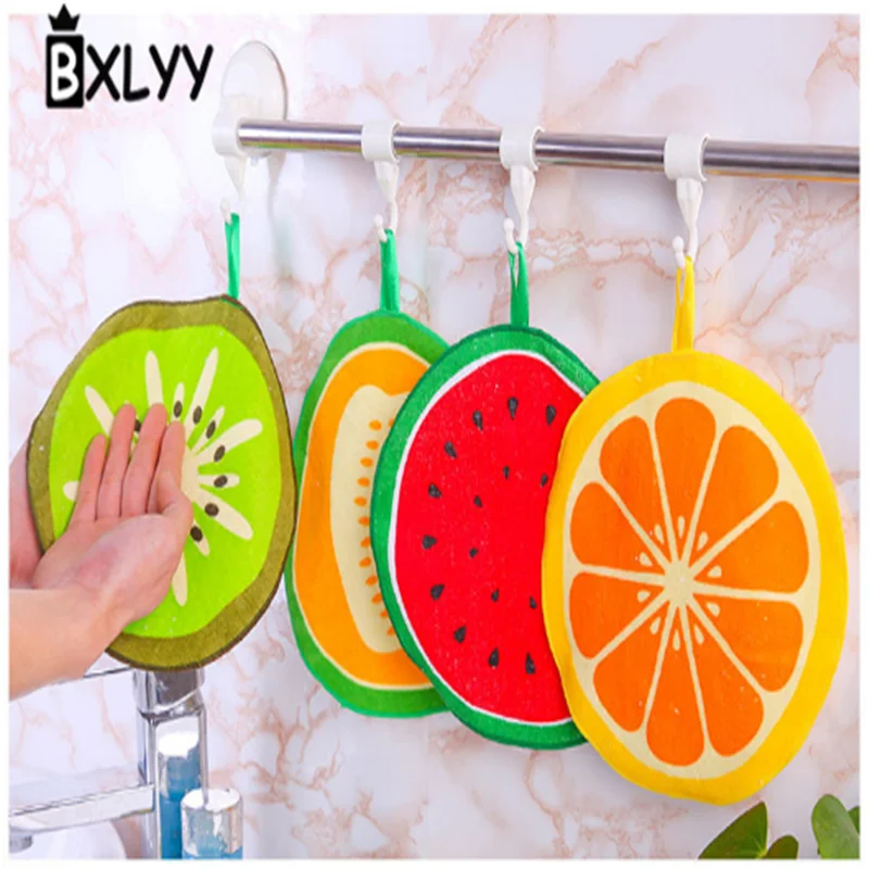 BXLYY кухонное фруктовое полотенце для рук 3 шт. кухонные аксессуары абсорбент для кухни тряпичный кухонный гаджет аксессуары для домашнего декора. 7z