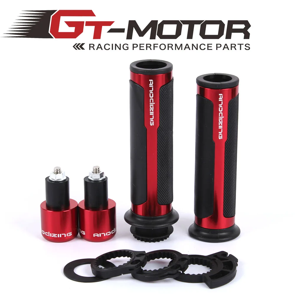 GT Motor горячее анодирование 7/8 ''крышки Руля Мотоцикла/ручки CNC 22 мм уличный и