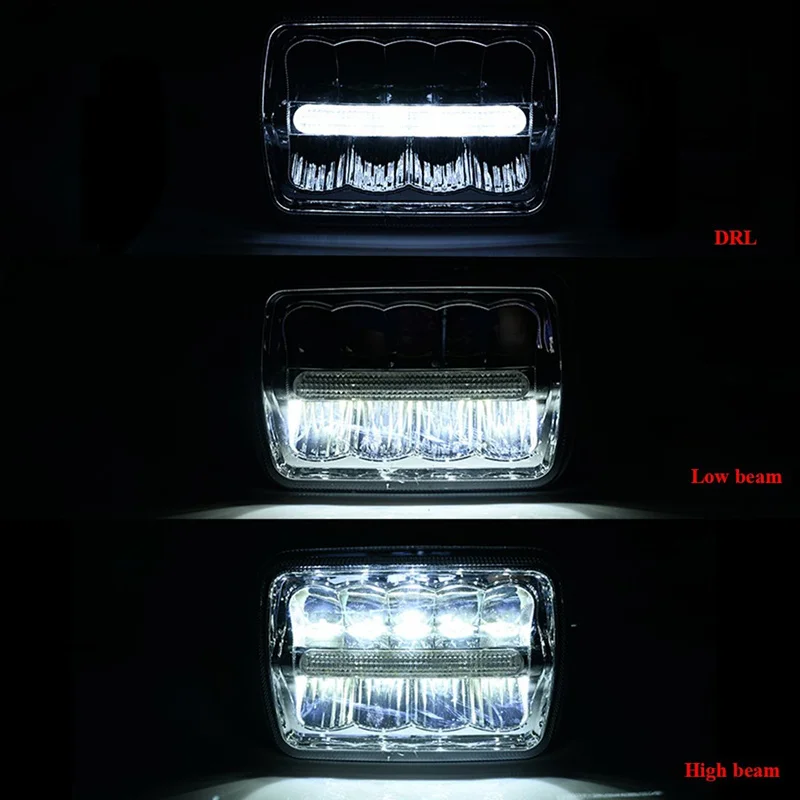 5x7 &quot7x6&quot светодиодный фонарь для Jeep Wrangler YJ Cherokee XJ Comanche MJ upgrade H6014 H6054 H6052|headlights for|car