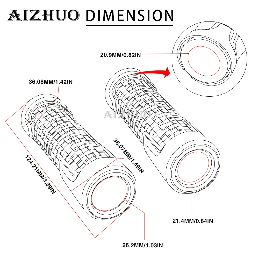 Мотоциклетные аксессуары ручки для SUZUKI DR 7/8 S / SE SFV650 GLADIUS GSX1400 GSX650F 650 1400 дюйма 22 мм |