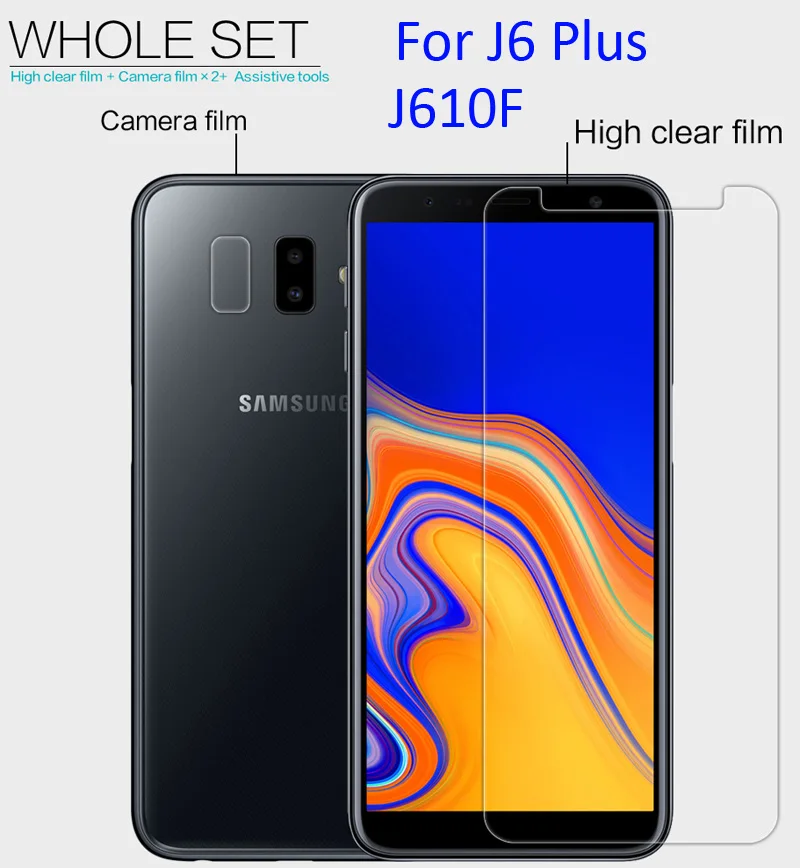 Nillkin Matte HD Ясно Экран Защитная пленка для samsung Galaxy J4 J6 плюс мягкий прозрачный кристалл