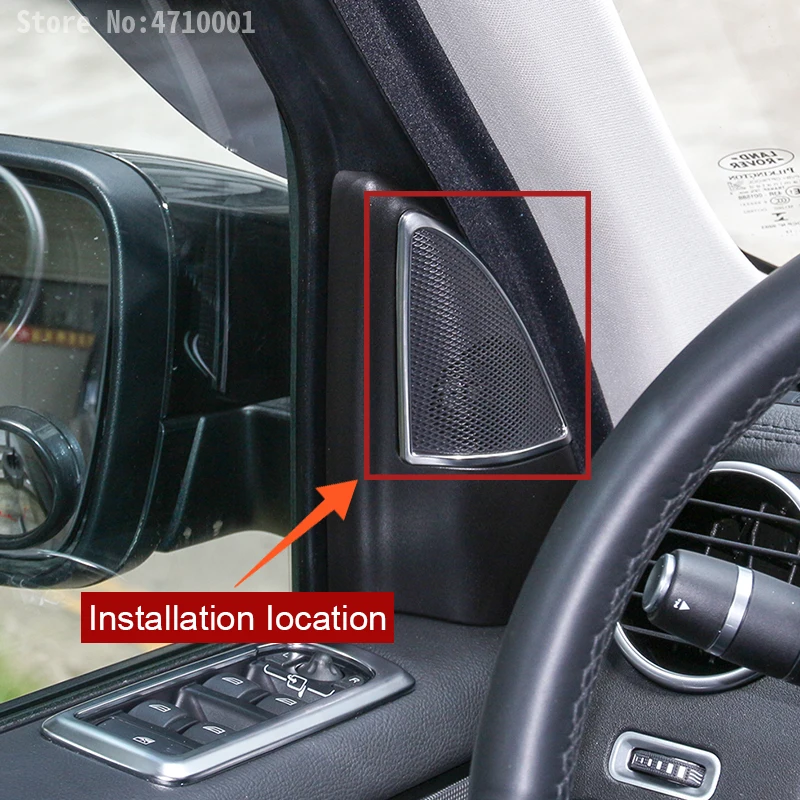2 шт. для Land Rover Discovery 4 LR4 2009 2016 автомобильный Стайлинг ABS хромированный аудио