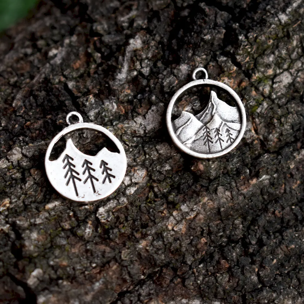 12 шт. подвеска в виде сосновой древесины для горного туризма кемпинга ювелирные