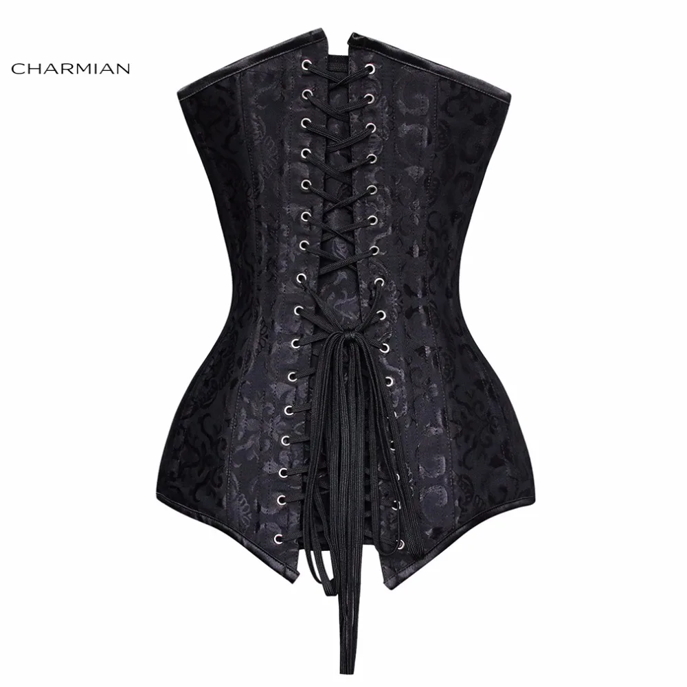 Корсет для коррекции талии Charmian удлиненный корсет с двойными косточками 26