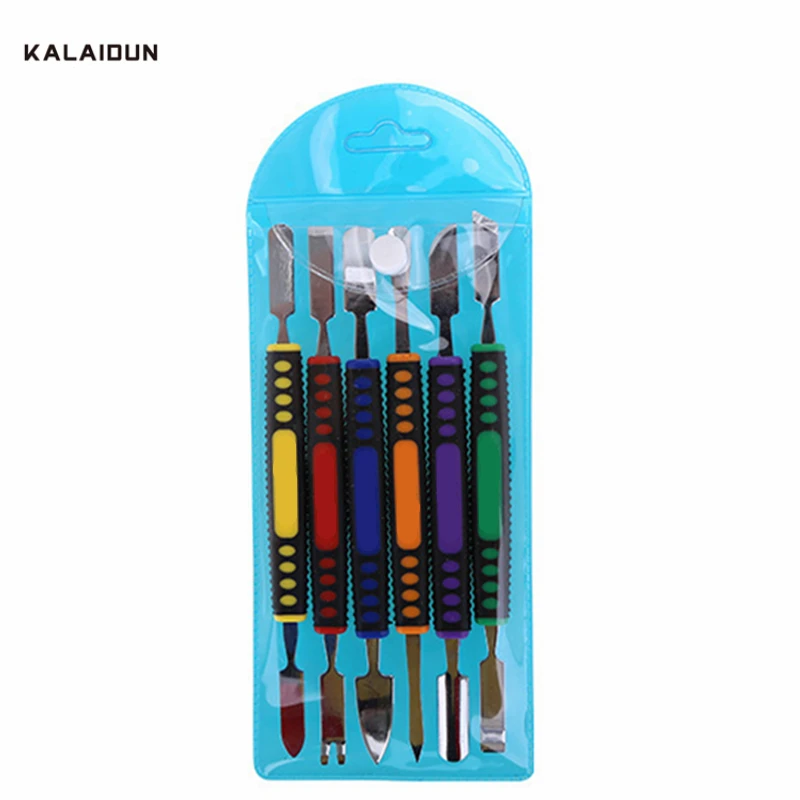 KALAIDUN 6 шт. набор с двойными концами металлический Spudger Набор для iPhone iPad планшет