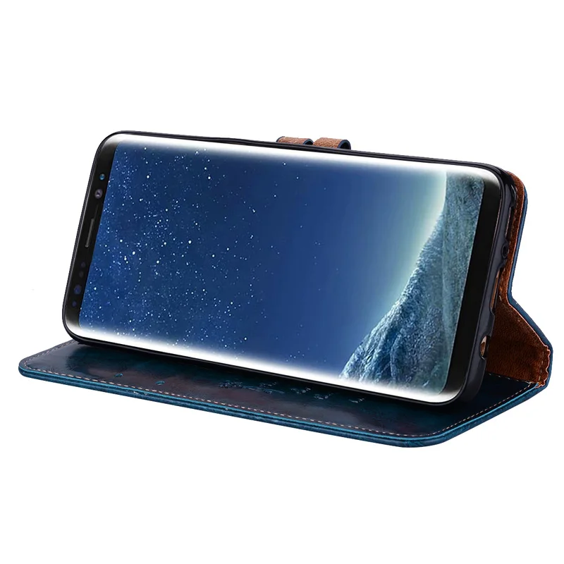 Для Galaxy S8 Plus S7 S6 Edge S5 S4 mini G530 Note 8 Роскошный чехол для телефона Магнитный PU кожаный