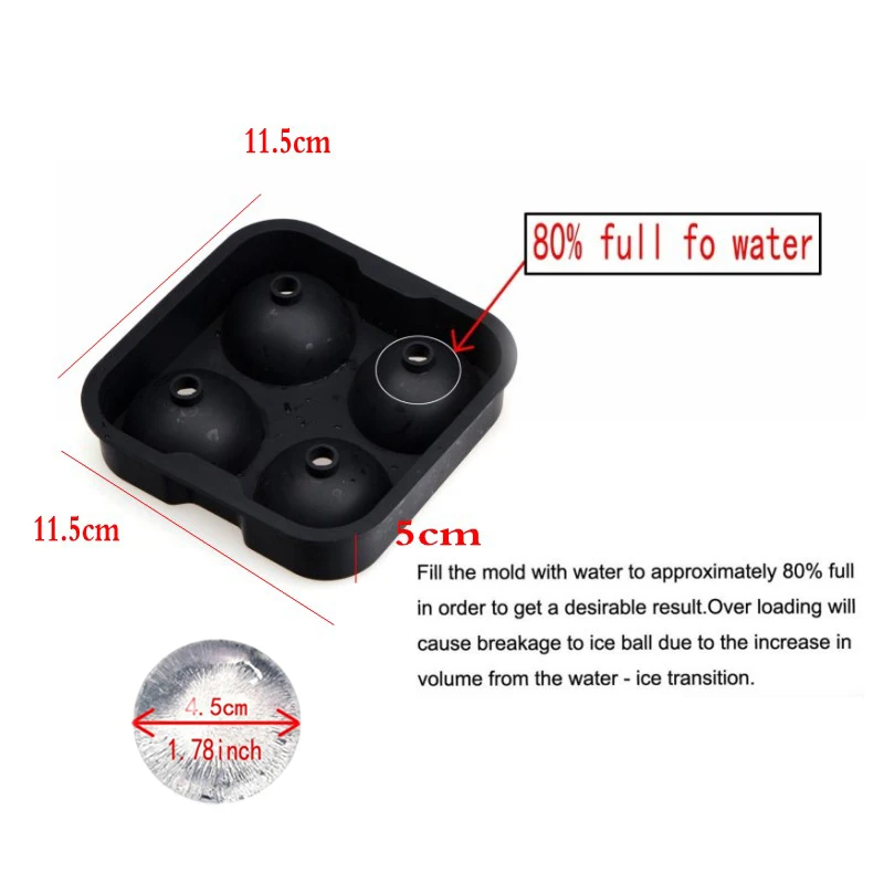 1 шт. силиконовая кухонная утварь гаджеты форма для приготовления льда виски лед