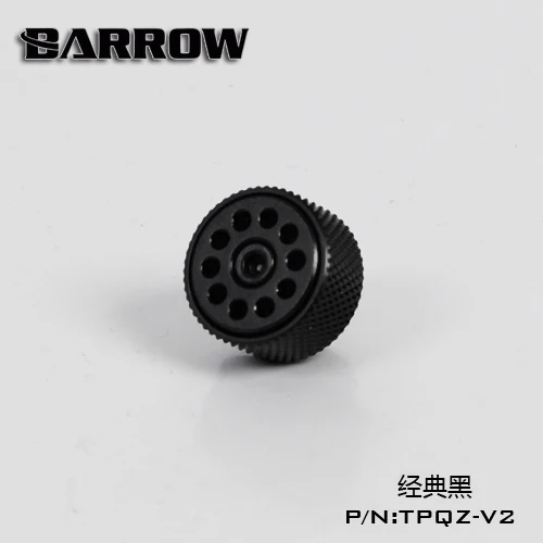 black Курган выпуска воздушной заглушки G1/4 ''уплотнительный замок Латунь Автоматический+ ручной выпускной клапан воздуха эвакуации клапан для системы водяного охлаждения - Цвет лезвия: black