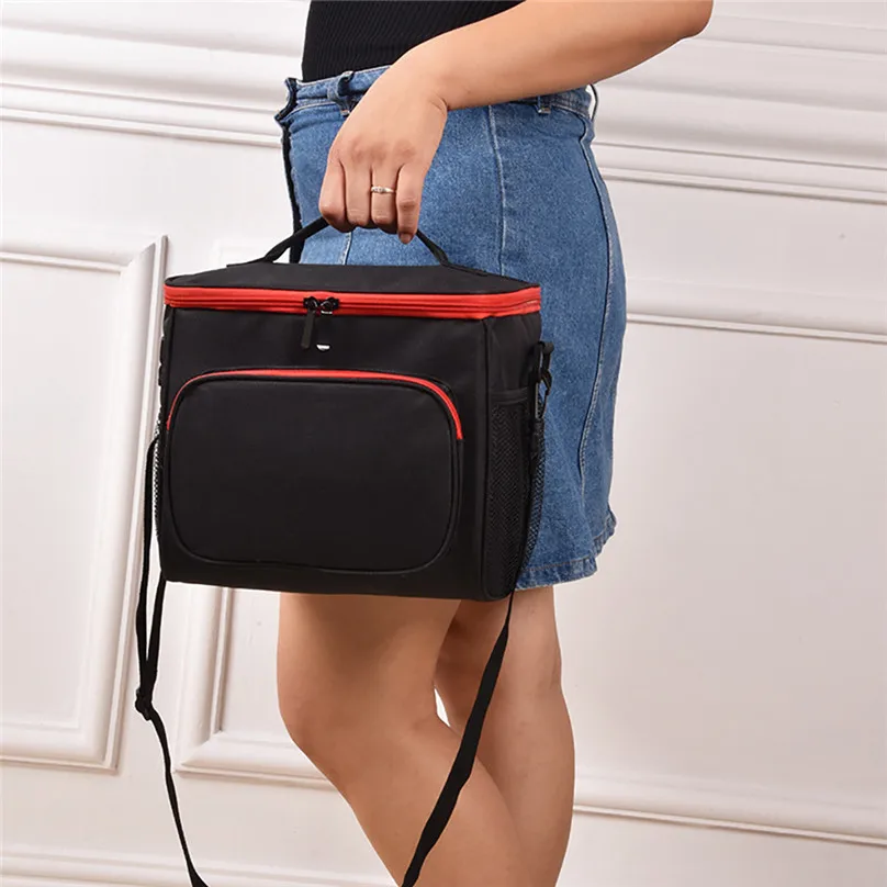 Изолированная сумка для ланча уличная со льдом свежая портативная дорожная